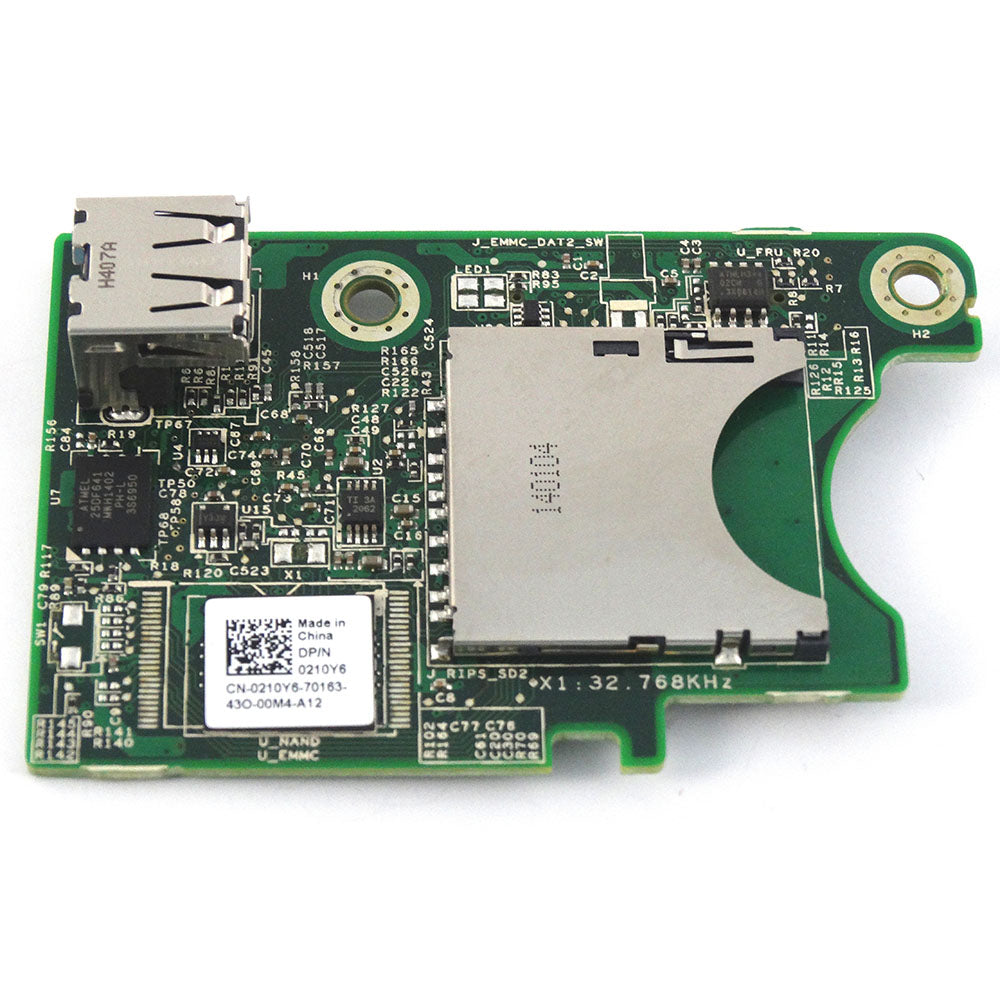 Internal Dual SD Module Card Reader For DELL PowerEdge M520 M620 0210Y6 210Y6 New