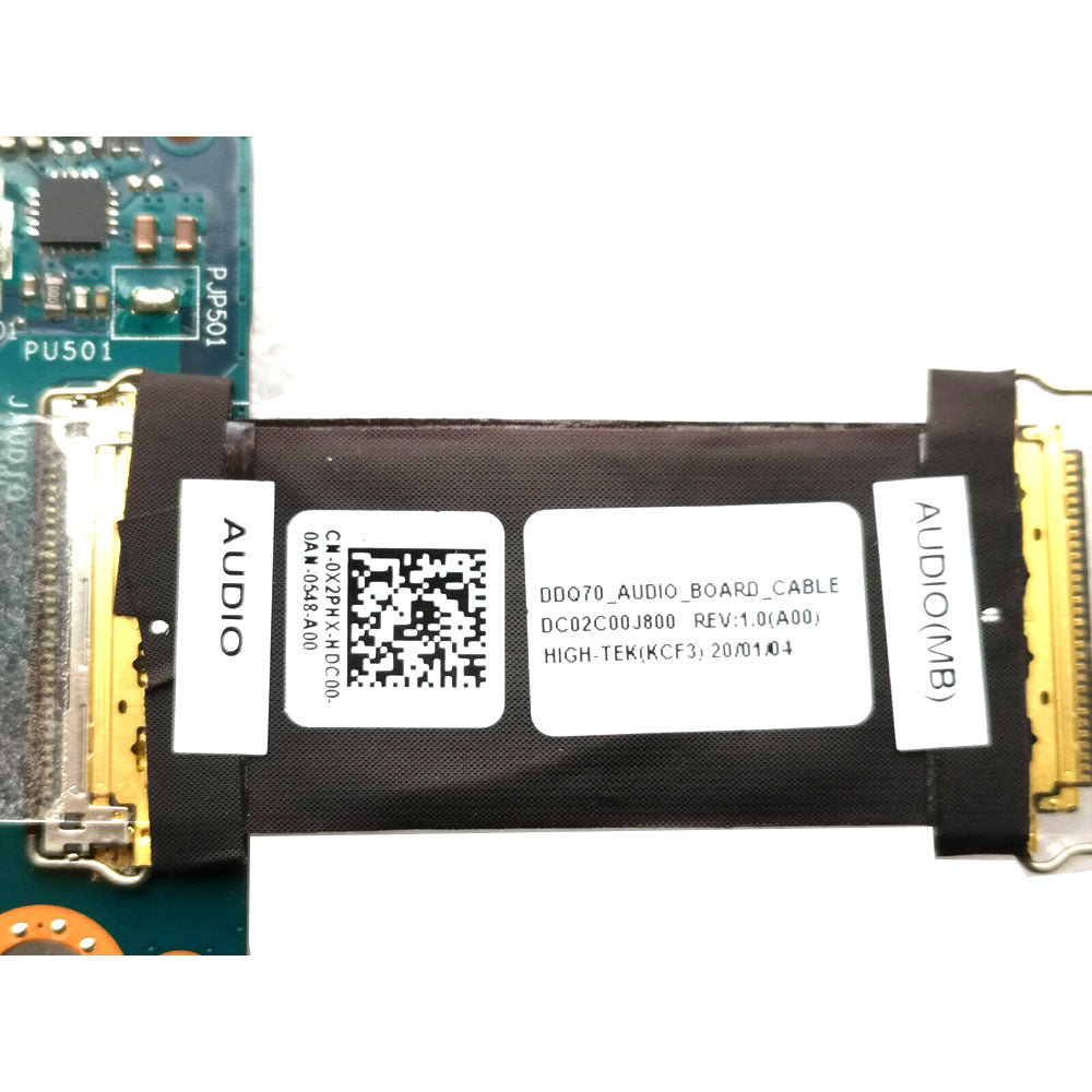 Laptop Audio Board With Cable For Alienware Area-51m 03FK2C 3FK2C DDQ70 LS-G881P 0X2PHX X2PHX DC02C00J800 DDQ70 New