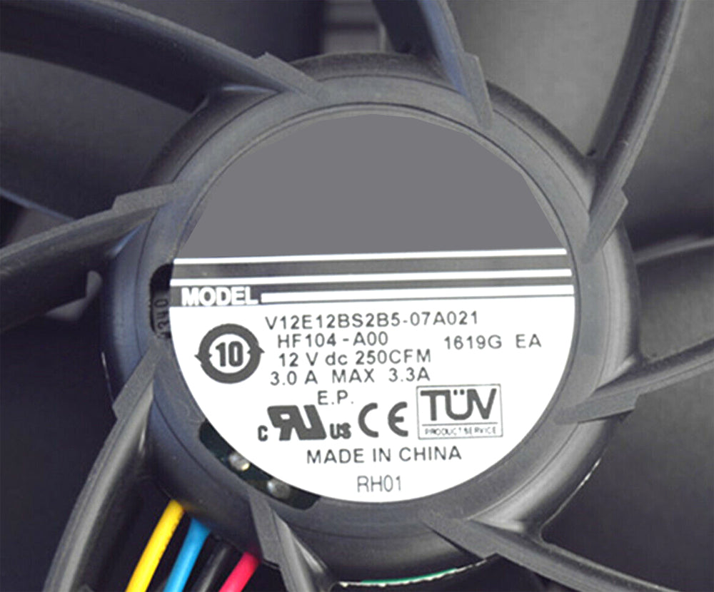 Server Fan For DELL PowerEdge R910 0H894R H894R 0HF104 HF104-A00 V12E12BS2B5-07A021 DC12V 3.0A 250CFM New