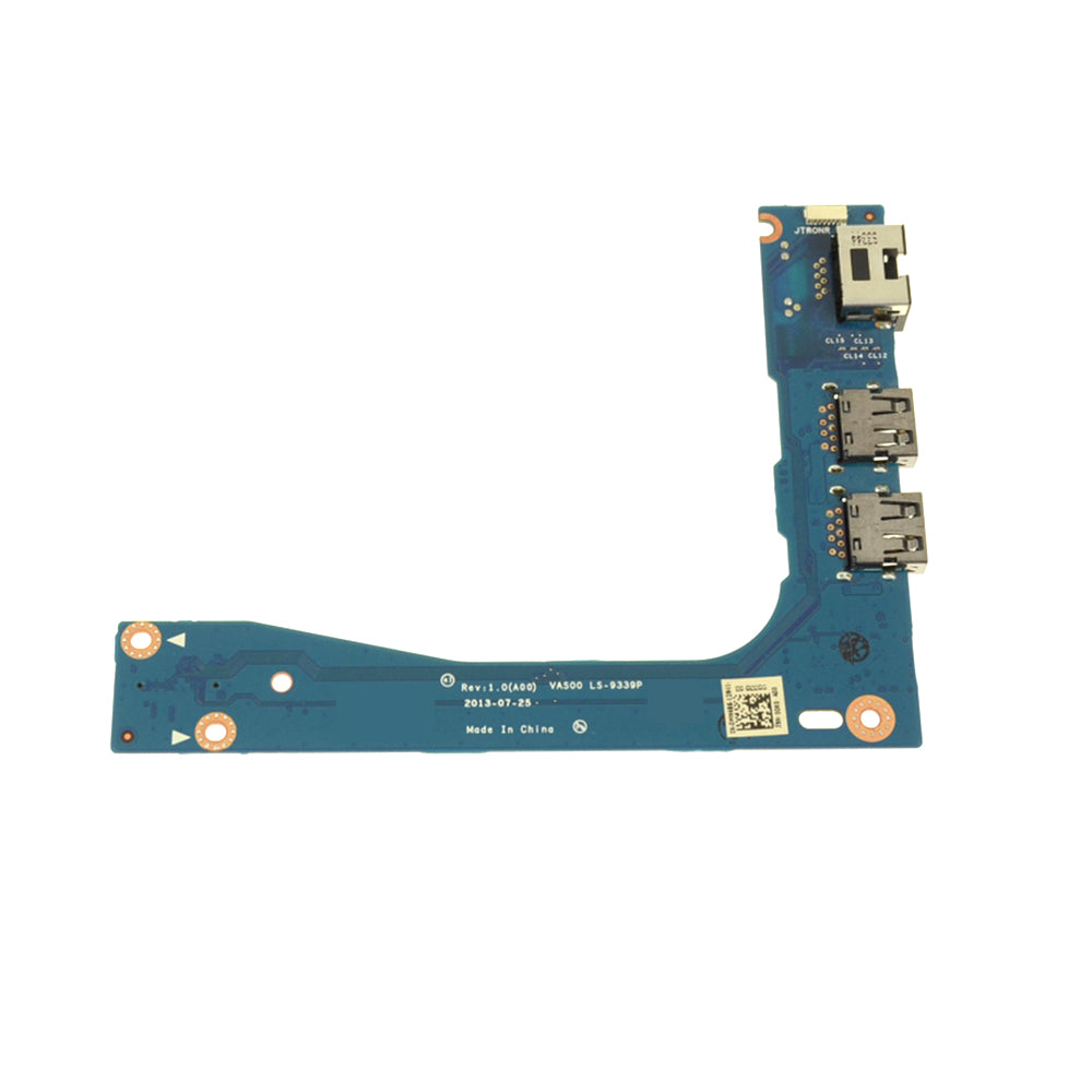 Laptop USB / RJ-45 Ethernet Ports IO Circuit Board For Alienware 17 R1 0WH486 WH486 0N1DX7 N1DX7 VASOO LS-9339P New