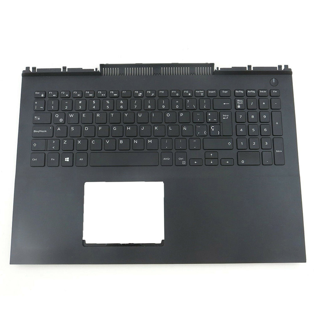 Laptop Palmrest For DELL Inspiron 15 7566 7567 0MDC8K MDC8K 013GJP 13GJP Without Backlit Spanish SP Keyboard Black Upper Case New