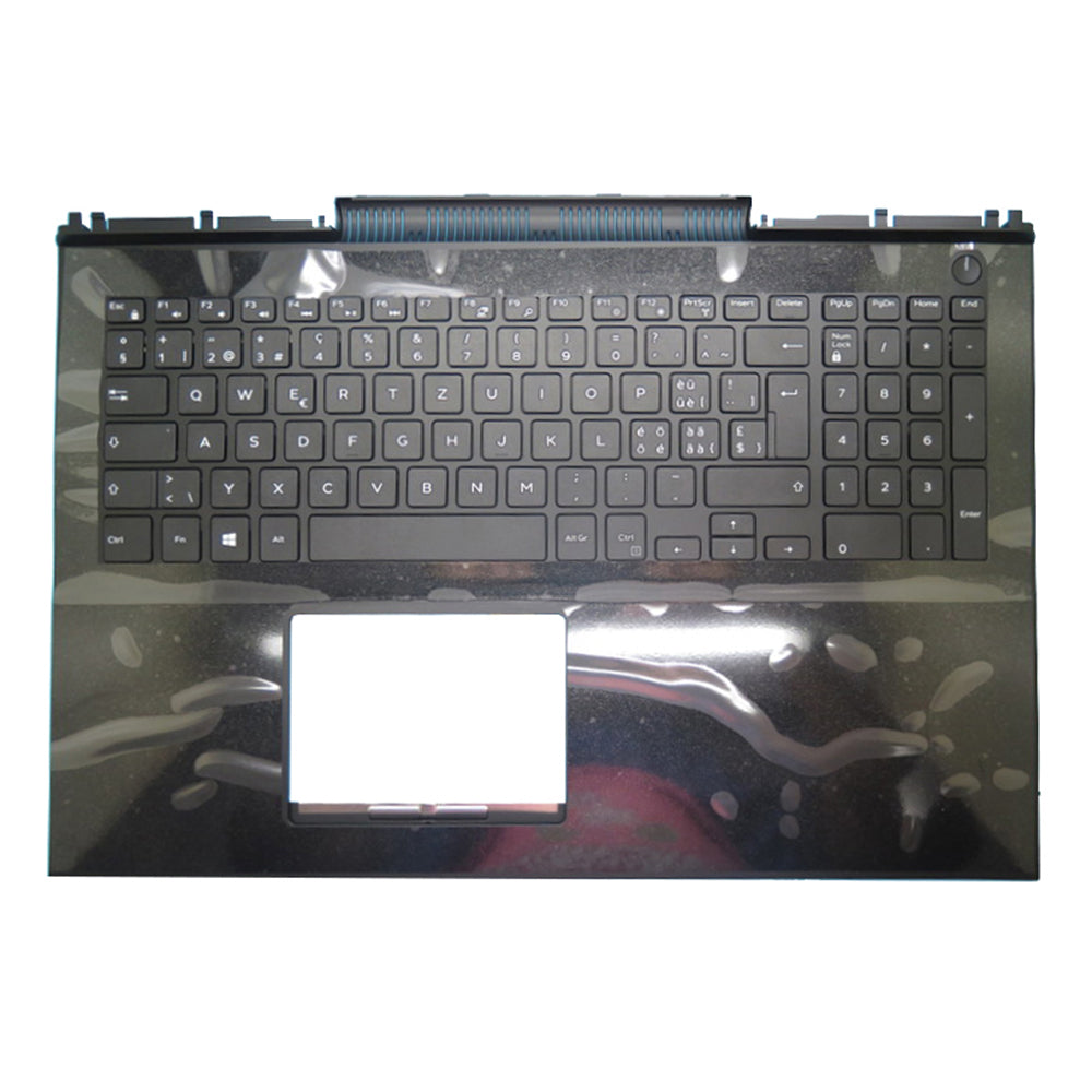 Laptop Palmrest For DELL Inspiron 15 7566 7567 0MDC8K MDC8K 02P9G1 2P9G1 Without Backlit Swiss SW Keyboard Black Upper Case New