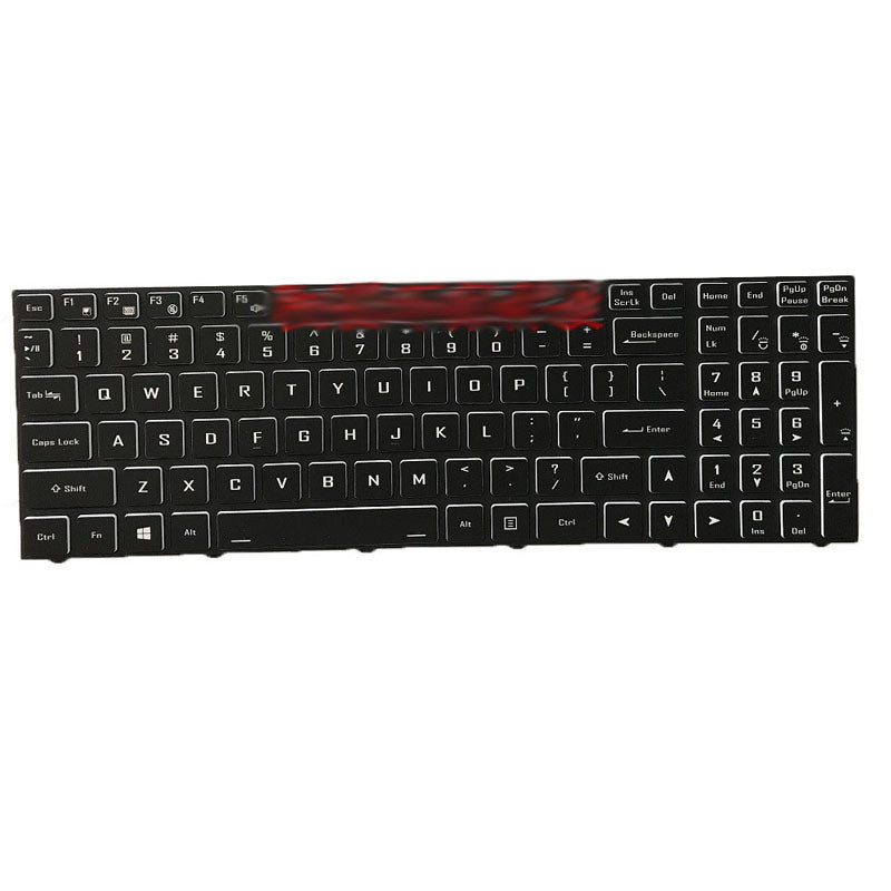 Laptop With Backlit Keyboard For 한성컴퓨터Hansung TFX7130H English US Black With Frame New