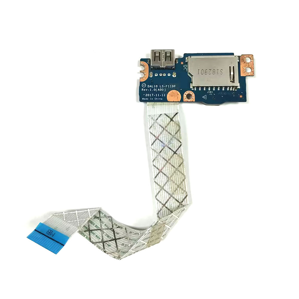 Laptop USB Reader IO Board For DELL Latitude 3490 3590 LS-F118P 0JXKP3 JXKP3 New