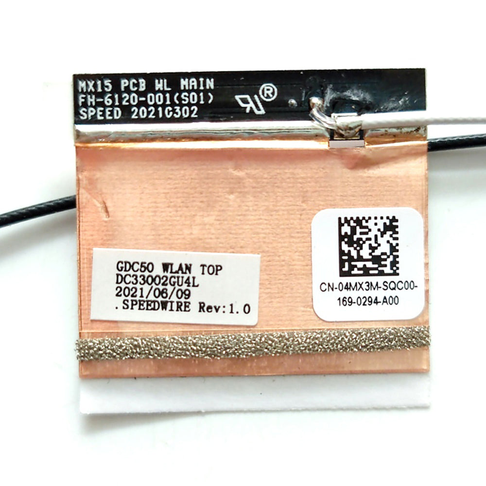 Laptop Antenna Cable For DELL Latitude 7520 GDC50 04MX3M 4MX3M DC33002GU4L New
