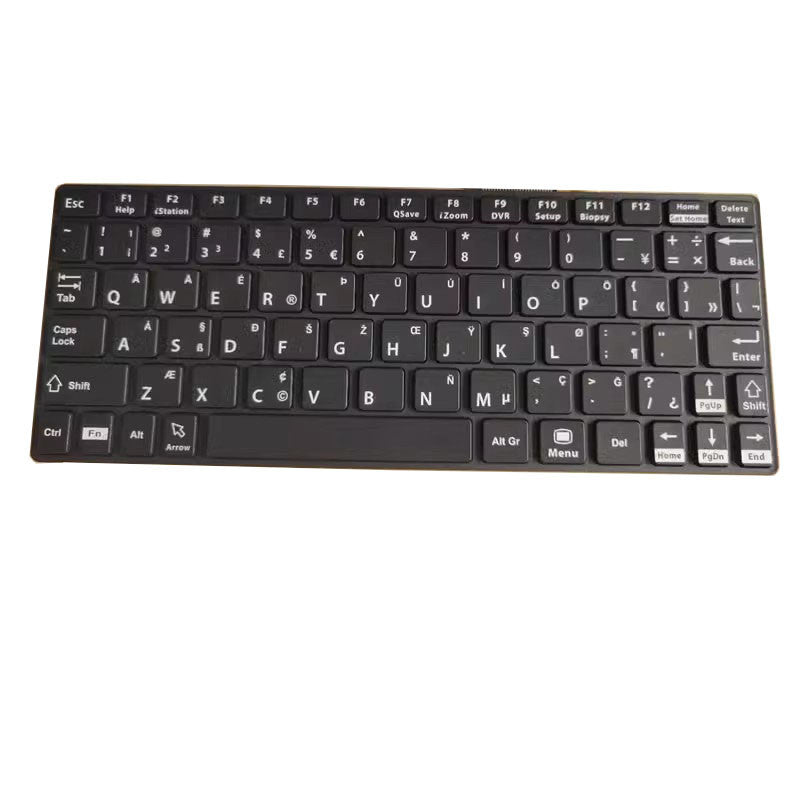 Keyboard For Mindray DC-8 DC-8S DC-8EP DC-8PRO DC-8CV DC-80 DC-70 MR2382002 PRIDE-K3538 043-008648-01 Black United States US Without Frame new