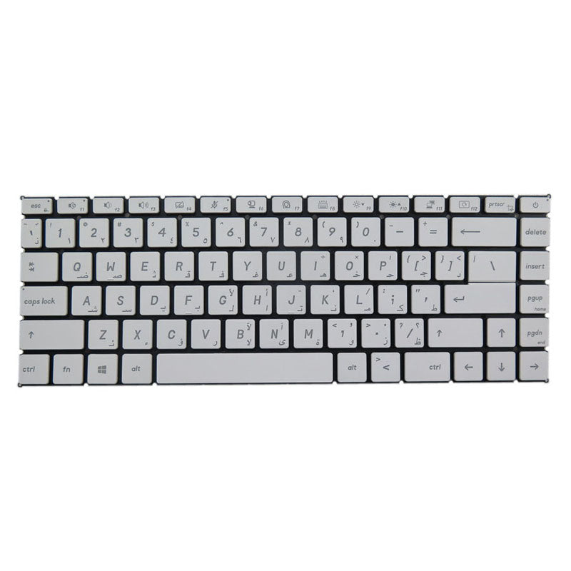 Laptop Keyboard For MSI V190622DK1 AR S1N-2EAR331-SA0 S1N2EAR331SA0 Arabia AR White No Frame