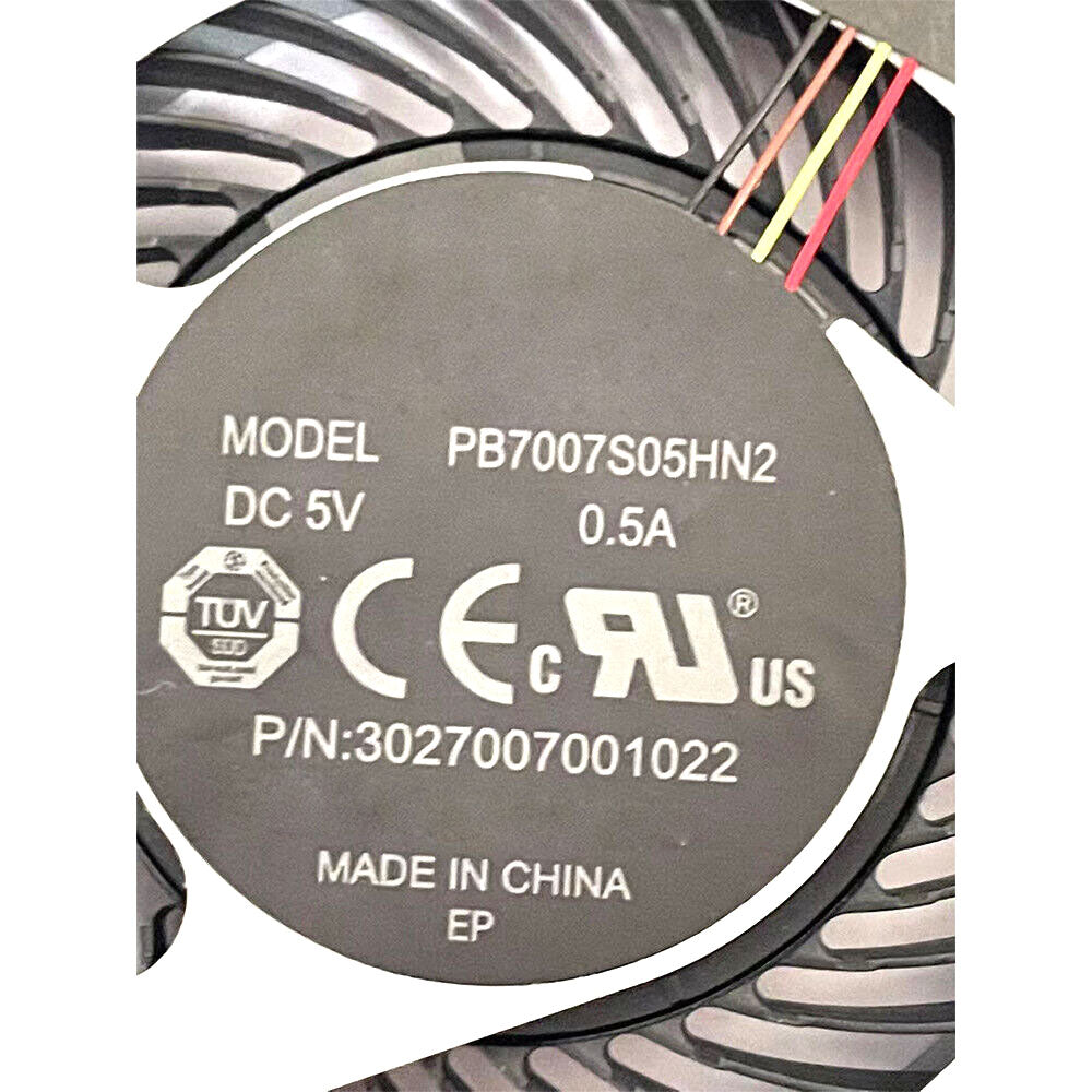 Cooling Fan PB7007S05HN2 3027007001022 PNDDQ5D577G005 DC5V 0.5A 4PIN New