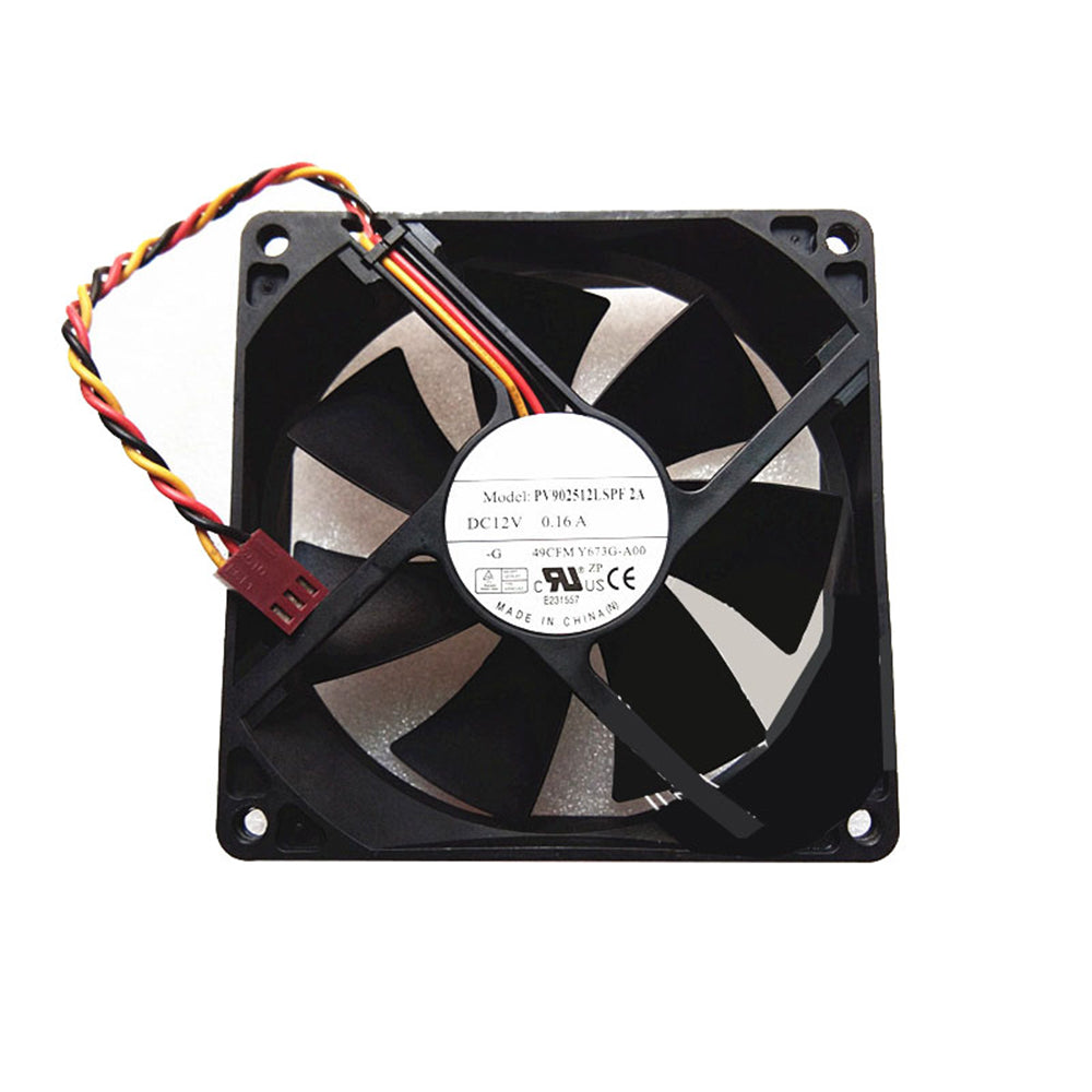 Server Fan For Foxconn PV902512LSPF 2A 49CFM 0T673G T673G-A00 DC12V 0.16A 3PIN New