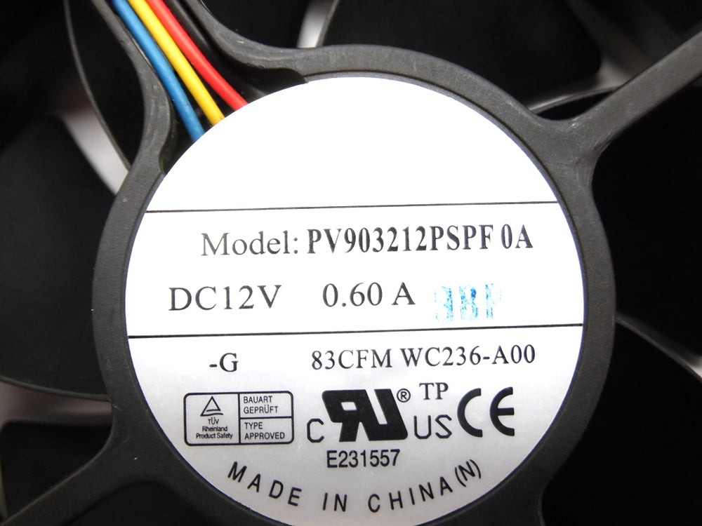 Server Fan For Foxconn PV903212PSPF 0A PV903212PSPF0A 83CFM 0WC236 WC236-A00 DC12V 0.6A 9CM 90*90*32mm 4Pin PWM New