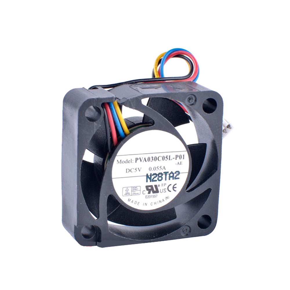Server Fan For Foxconn PVA030C05L-P01 PVA030C05L-P01-AE DC5V 0.055A 4PIN New