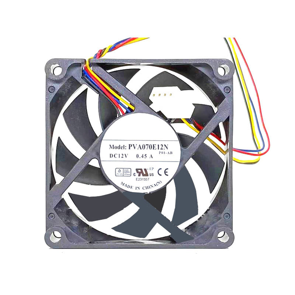 Server Fan For Foxconn PVA070E12N PVA070E12N-P01-AB PVA070E12N-P00-AE DC12V 0.45A 4PIN New
