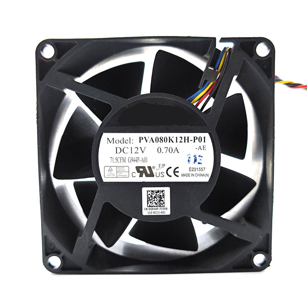 Server Fan For Foxconn PVA080K12H-P01 PVA080K12H-P01-AE DC12V 0.70A 0G944P G944P-A01 4PIN New
