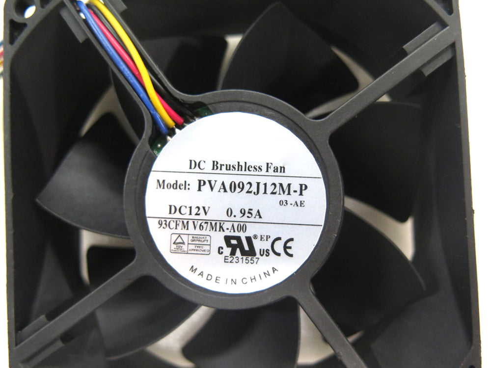 Server Fan For Foxconn PVA092J12M-P PVA092J12M-P03-AE DC12V 0.95A 0V67MK V67MK-A00 4PIN New
