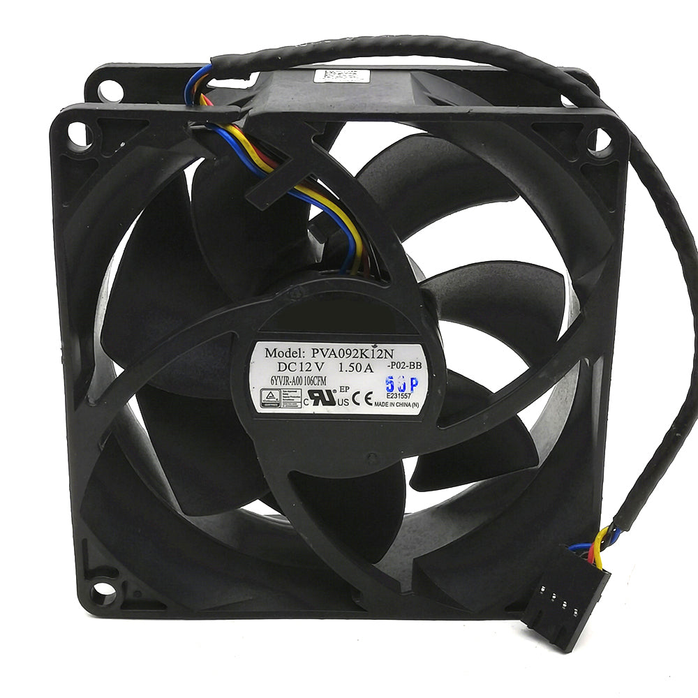 Server Fan For Foxconn PVA092K12N PVA092K12N-P02-BB DC12V 1.50A 6YVJR-A00 06YVJR 6YVJR 4PIN New