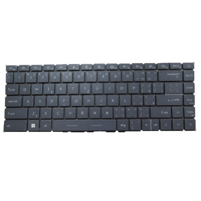 Laptop Keyboard For MSI Summit E14-A11S A11SCS A11SCST MS-14C4 Big ctrl Czech CZ Grey No Frame