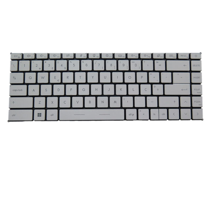 Laptop Keyboard For MSI Prestige 15-A11S A11SB A11SC A11UC A11UD MS-16S6 A11SCS A11SCX A11MO A11MOT MS-16S7 Big ctrl Portugal PO White No Frame