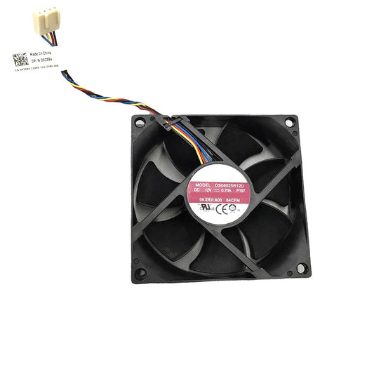 Cooling Fan For DELL Optiplex 3010 D12M001 00KXRX 0KXRX 07VJ1G 7VJ1G DS08025R12U P197 DC12V 0.70A 80X80X25mm New