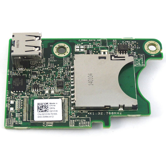 Internal Dual SD Module Card Reader For DELL PowerEdge M520 M620 0210Y6 210Y6 New