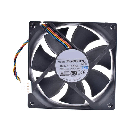 Cooling Fan For DELL ChengMing 3967 3977 Tower 03VRGY 3VRGY-A00 PVA080G12Q-P29-AE DC12V 0.65A 59CFM 4PIN New