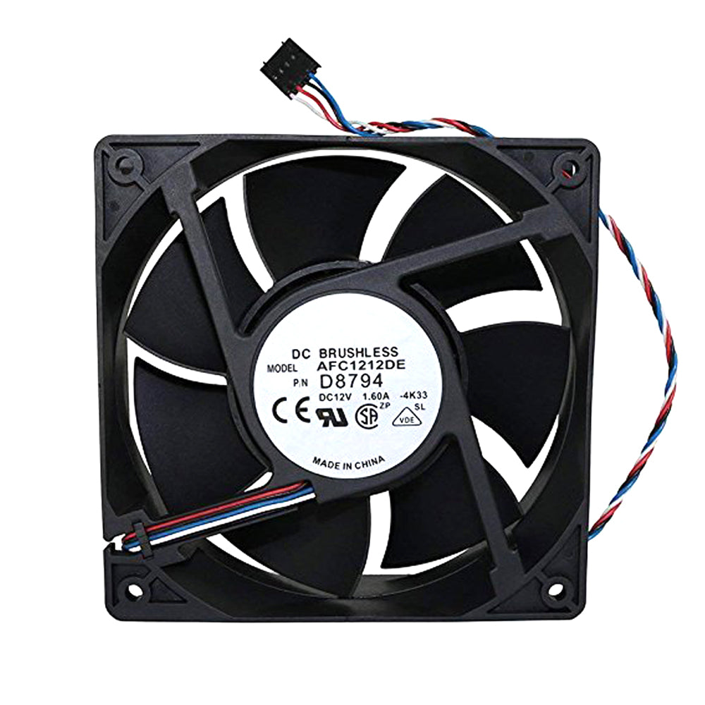 Server Fan For DELL Precision T7400 690 PowerEdge SC430 0D8794 D8794 AFC1212DE-4K33 DC12V 1.60A New
