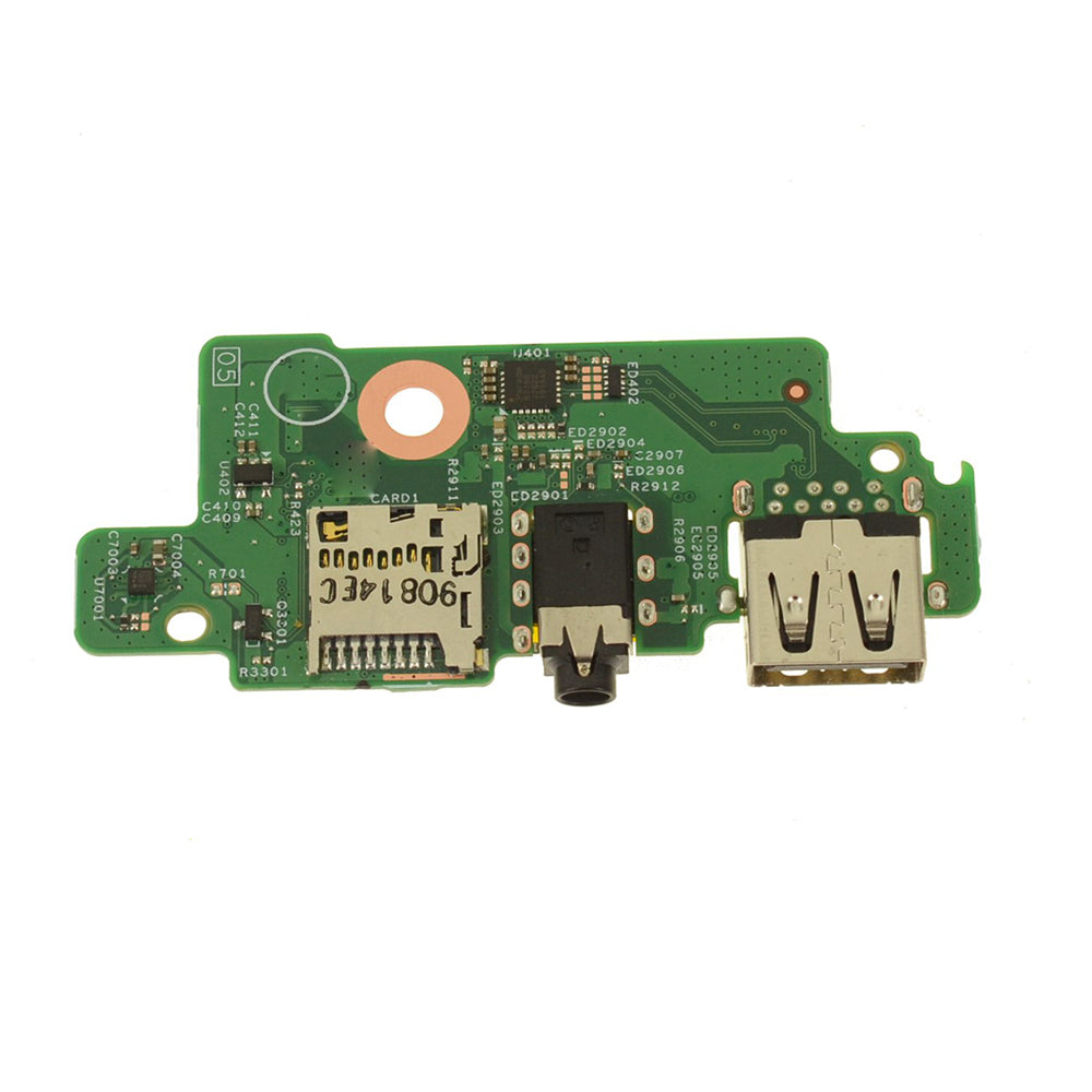 Laptop USB / Audio Port IO Circuit Board For DELL Inspiron 13 7390 2-in-1 0DM82J DM82J New