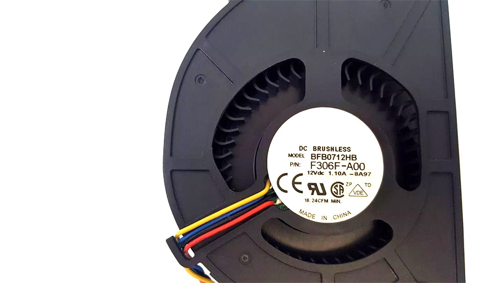 Cooling Fan For DELL Precision T5500 0F306F F306F BFB0712HB-8A97 12VDC 1.10A 4PIN New