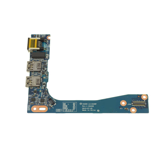 Laptop USB / RJ-45 Ethernet Ports IO Circuit Board For Alienware 17 R1 0WH486 WH486 0N1DX7 N1DX7 VASOO LS-9339P New
