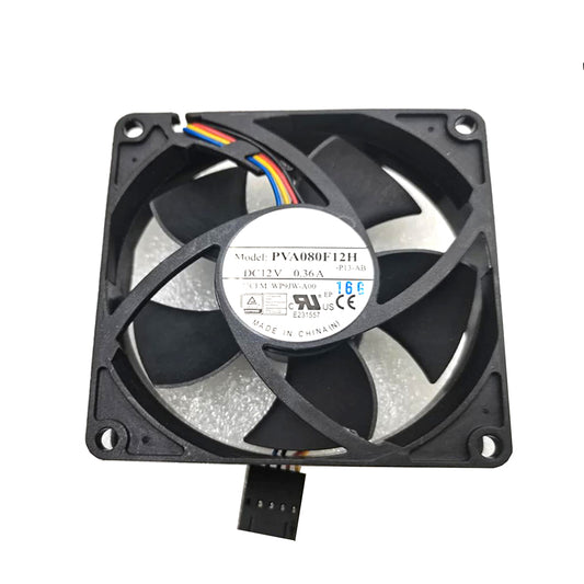 Cooling Fan For DELL Precision 5820 7820 Tower 0WP9JW WP9JW-A00 PVA080F12H-P13-AB Compatible DFB762012PS0T AFC0812DD DC12V 0.36A 80x80x20mm New