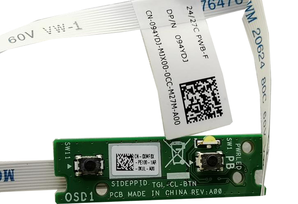 Circuit Board Power Button Board With Cable For DELL Inspiron 5400 7700 AIO 094YDJ 94YDJ 0XMF8X XMF8X New