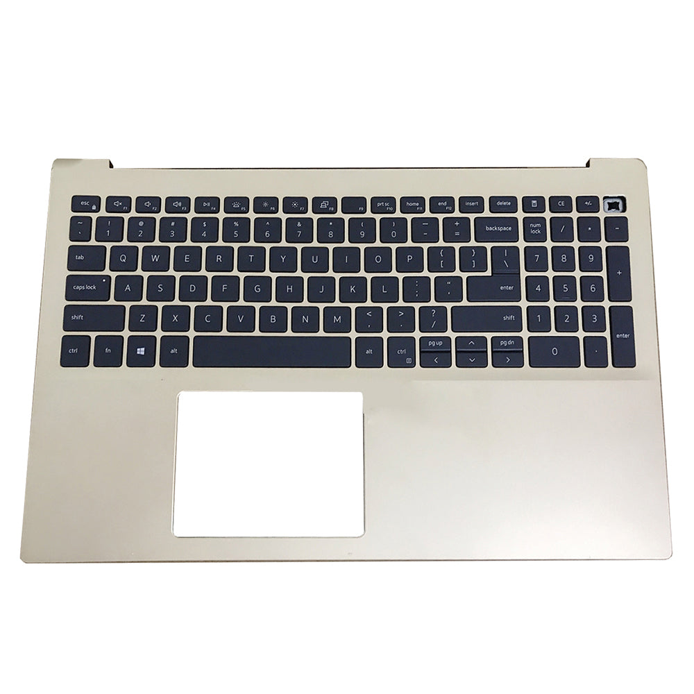 Laptop Palmrest For DELL Inspiron 15 5590 5598 04DKCH 4DKCH With Backlit English US Keyboard Gold Upper Case New