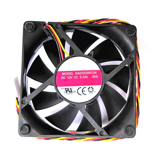 Cooling Fan For AVC DA07020R12H-S09 DC12V 0.33A 70x70x20mm 3PIN New