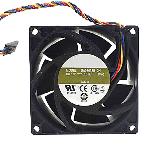 Cooling Fan For AVC DA08038B12H P400 DC12V 0.85A 8030 4PIN 80x80x38mm New