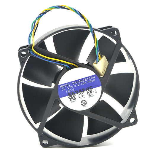 Cooling Fan For AVC DA09025T12U P020 DC12V 0.70A 1B1S 9025 90MM 90x90x25mm 4PIN New