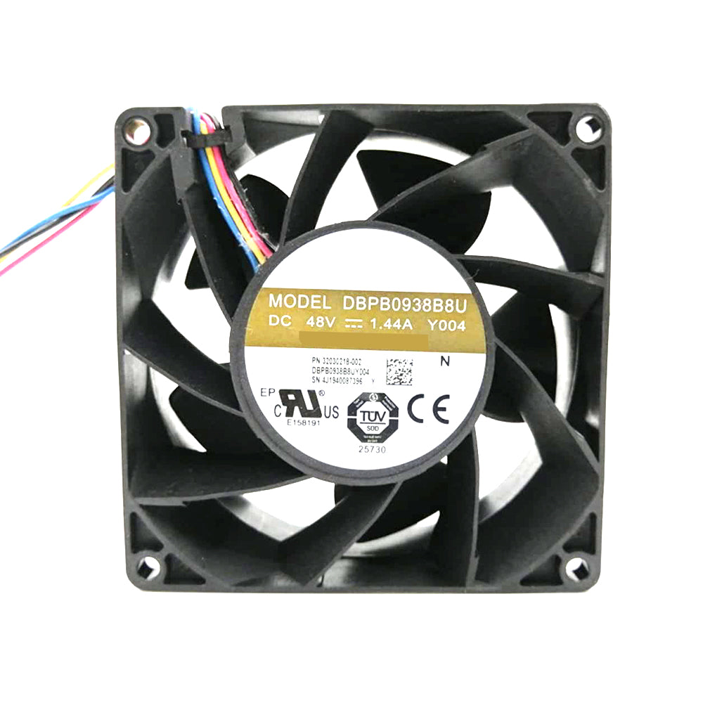 Cooling Fan For AVC DBPB0938B8U Y004 32030218-002 DC48V 1.44A 90x90x38mm 4PIN New
