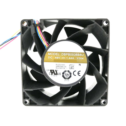 Cooling Fan For AVC DBPB0938B8U Y004 32030218-002 DC48V 1.44A 90x90x38mm 4PIN New