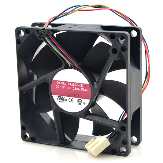 Cooling Fan For AVC DL08025R12U PS14 DC12V 0.50A 4PIN New