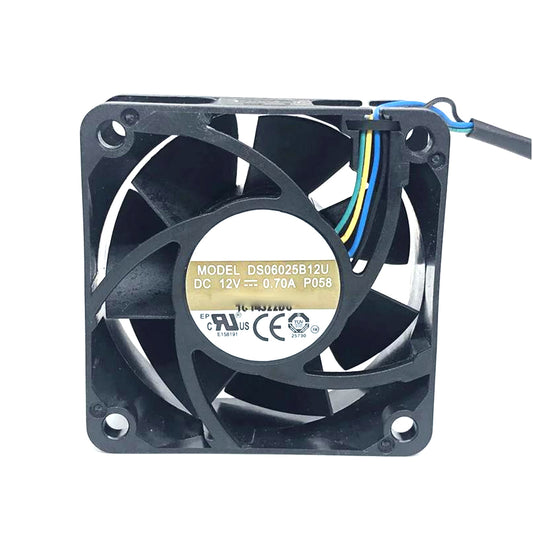 Cooling Fan For AVC DS06025B12U P058 DC12V 0.70A 60x60x25mm 4PIN New