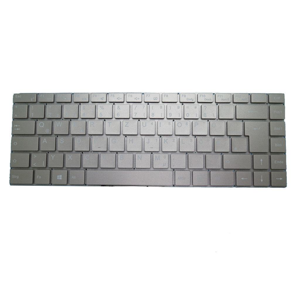 Laptop Keyboard For Cepter 360 Notebook NY410 NY410-02 NY41002 Without Frame German GR Gray