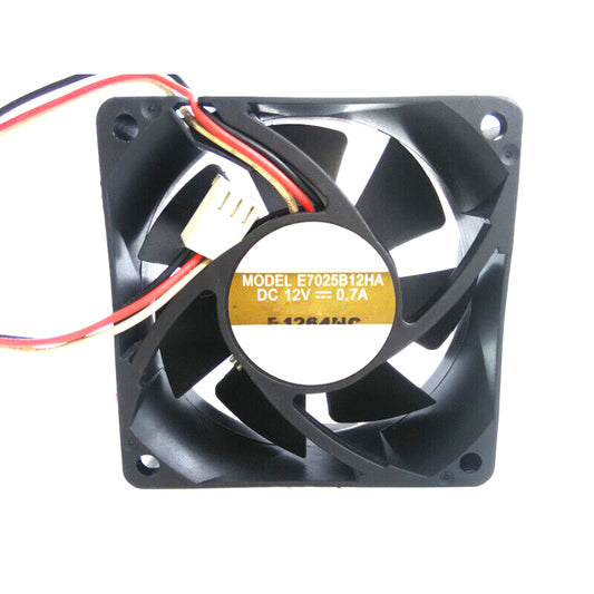 Cooling Fan For AVC E7025B12HA DC12V 0.7A 7025 70x25mm 3PIN New