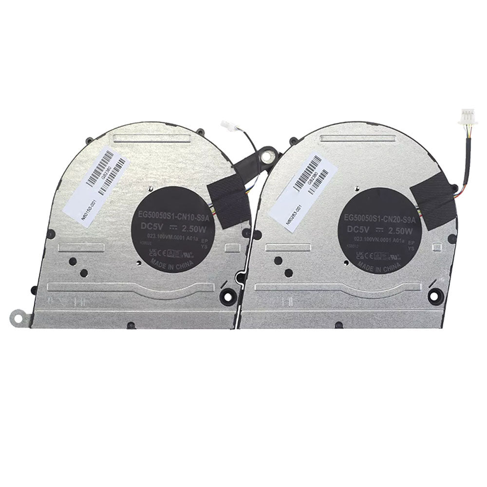 Cooling Fan EG50050S1-CN10-S9A EG50050S1-CN20-S9A DC5V 2.50W 023.100VM.0001 N60150-001 023.100VN.0001 N60263-001 4PIN A Pair New