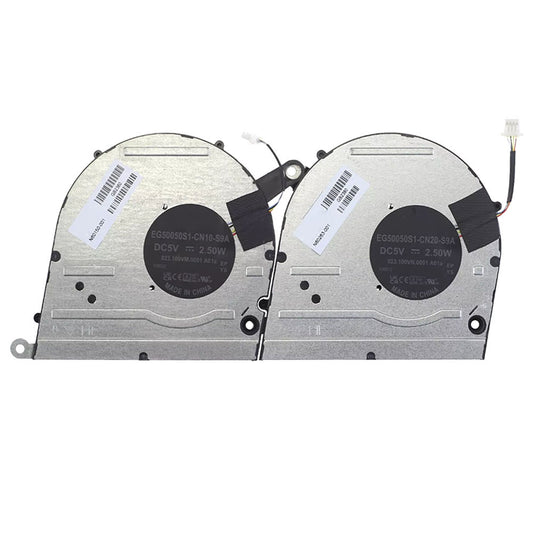 Cooling Fan EG50050S1-CN10-S9A EG50050S1-CN20-S9A DC5V 2.50W 023.100VM.0001 N60150-001 023.100VN.0001 N60263-001 4PIN A Pair New