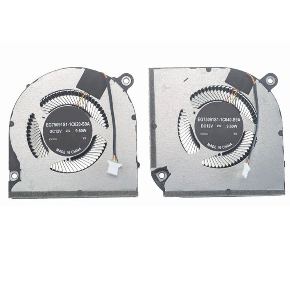 Cooling CPU GPU Fan EG75091S1-1C020-S9A EG75091S1-1C040-S9A DC12V 9.60W 4PIN A Pair New