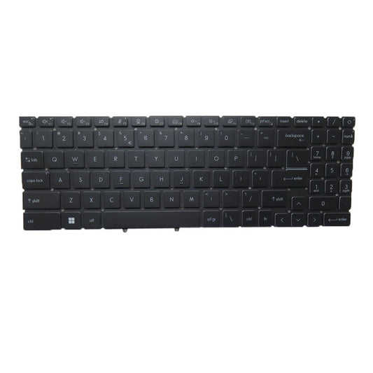 Laptop White Monochrome Backlit Keyboard For MSI Sword 17-A11 Series Sword 17 A11UC A11UD A11UE A11SC English US Black Without Frame New