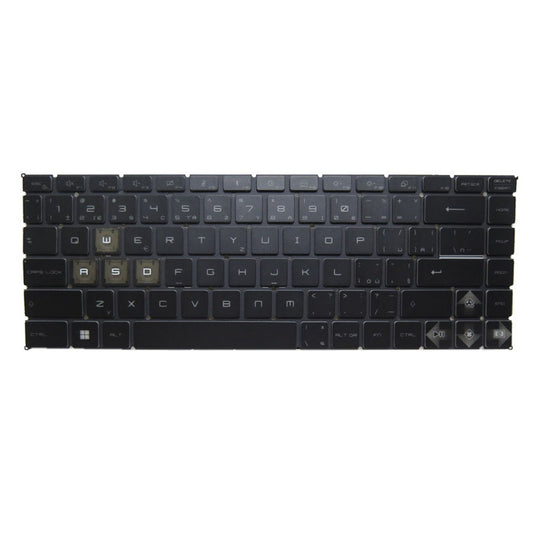 Laptop Backlit Keyboard For MSI Bravo 15 A4D A4DCR A4DDR Czech CZ Black Without Frame New