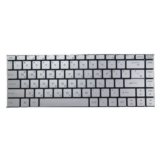 Sliver Laptop Backlit Keyboard For MSI WP65 9TH WS65 8SK 8TK 9TJ 9TK 9TL 9TM Korean KR Without Frame New