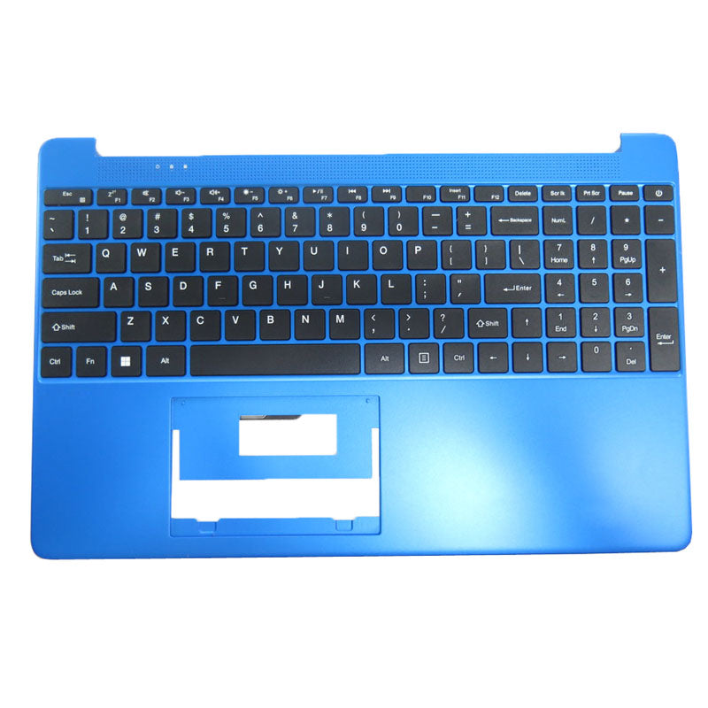 Laptop Blue PalmRest&Keyboard For Gateway GWTN156-4 GWTN156-4BL English US No Touchpad