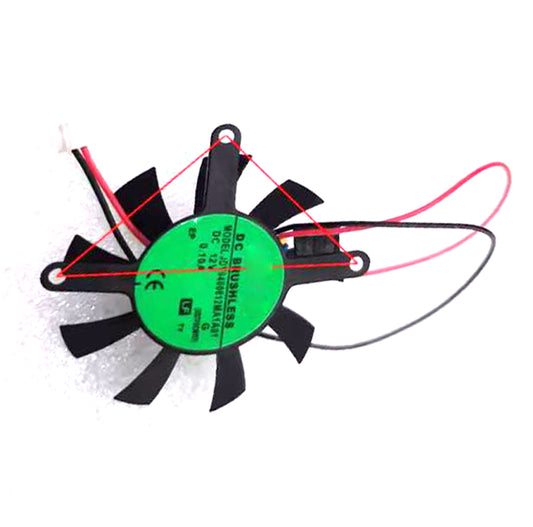Cooling Fan JPY0400812HA1A01 DC12V 0.10A 2PIN New
