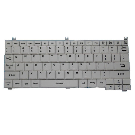 For GE Healthcare Ultrasound Keyboard For Vivid E BT12 5252489 5175936 NSK-C4B01 9J.N2782.B01 C4B01 White English US Substitute
