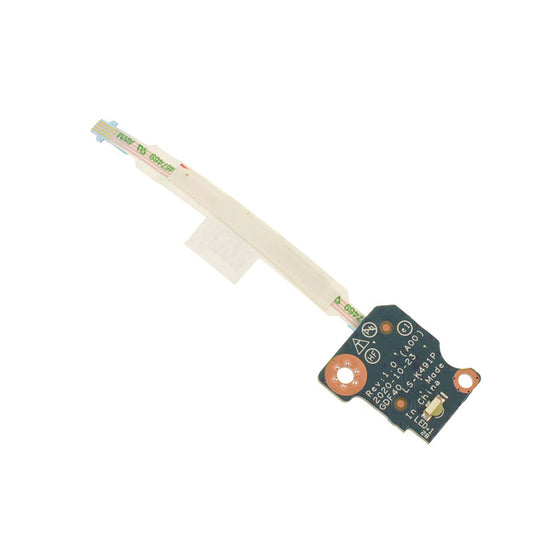 Laptop Status Indicator LED Circuit Board With Cable For DELL Latitude 5420 0H4YYK H4YYK LS-K491P 01G1MX 1G1MX GDF40 NBX0002R100 New